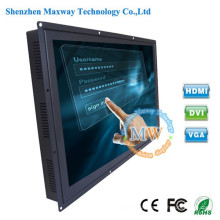 1366X768 resolution 26 inch open frame TFT color touch screen LCD monitor with USB port